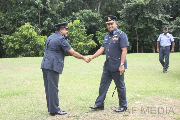 Annual Commander's
Inspection - SLAF Unit Mirigama - 2012