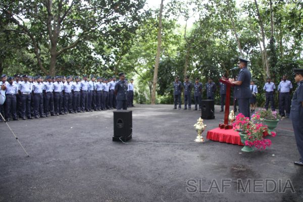 Annual Commander's Inspection - SLAF Unit Mirigama - 2012
