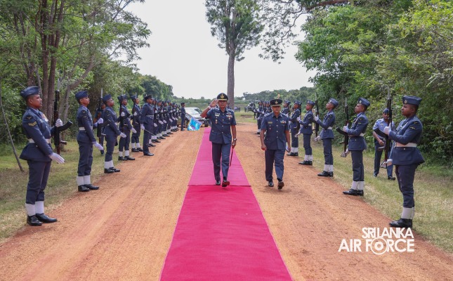 ANNUAL COMMANDER'S INSPECTION AT SLAF REGIMENT TRAINING SCHOOL VANNI