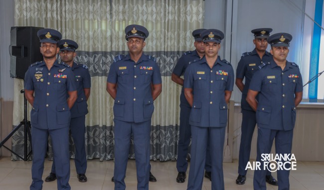 ANNUAL COMMANDER'S INSPECTION AT SLAF REGIMENT TRAINING SCHOOL VANNI