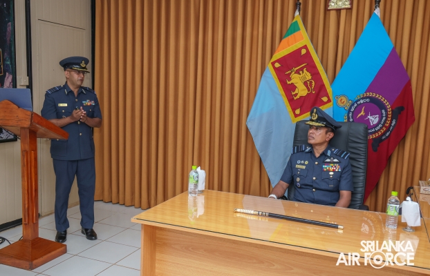 ANNUAL COMMANDER'S INSPECTION AT SLAF REGIMENT TRAINING SCHOOL VANNI
