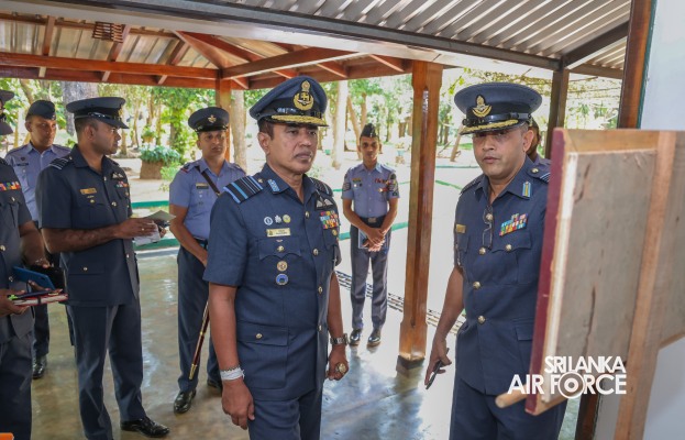 ANNUAL COMMANDER'S INSPECTION AT SLAF REGIMENT TRAINING SCHOOL VANNI