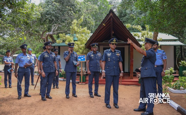 ANNUAL COMMANDER'S INSPECTION AT SLAF REGIMENT TRAINING SCHOOL VANNI