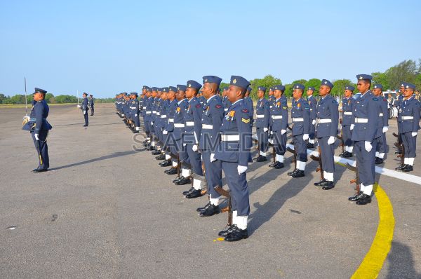Annual Commander's Inspection at Sri Lanka Air Force Base Vavuniya