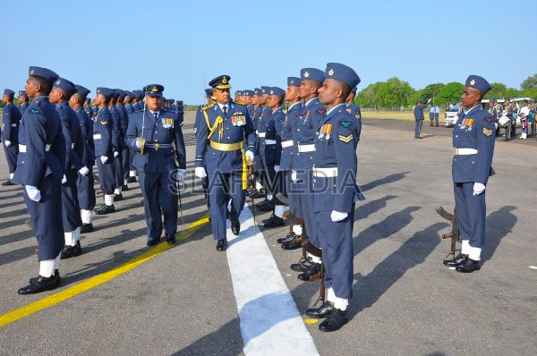 Annual Commander's Inspection at Sri Lanka Air Force Base Vavuniya