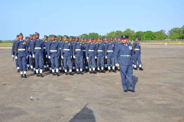 Annual Commander's Inspection at Sri Lanka Air Force Base Vavuniya