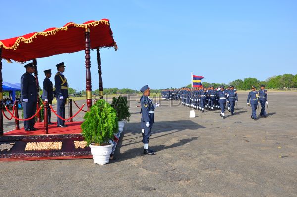 Annual Commander's Inspection at Sri Lanka Air Force Base Vavuniya