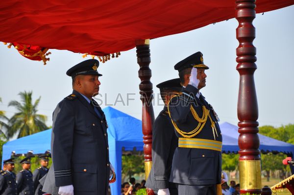 Annual Commander's Inspection at Sri Lanka Air Force Base Vavuniya