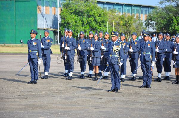 Annual Commander's Inspection at Sri Lanka Air Force Base Vavuniya