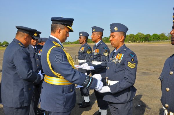 Annual Commander's Inspection at Sri Lanka Air Force Base Vavuniya