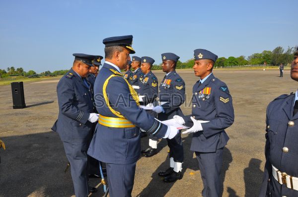 Annual Commander's Inspection at Sri Lanka Air Force Base Vavuniya