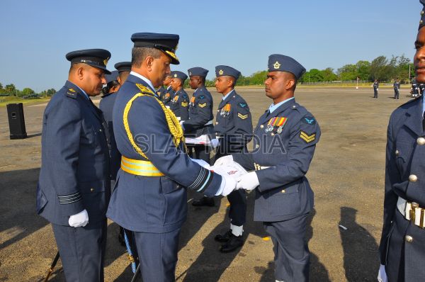 Annual Commander's Inspection at Sri Lanka Air Force Base Vavuniya