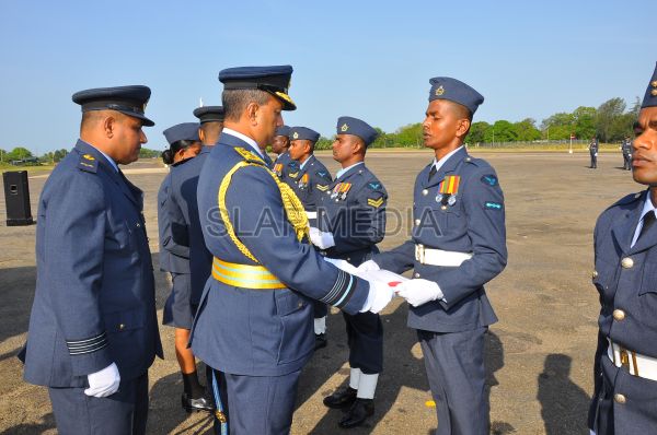 Annual Commander's Inspection at Sri Lanka Air Force Base Vavuniya