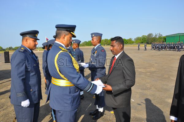 Annual Commander's Inspection at Sri Lanka Air Force Base Vavuniya