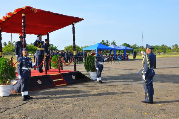 Annual Commander's Inspection at Sri Lanka Air Force Base Vavuniya