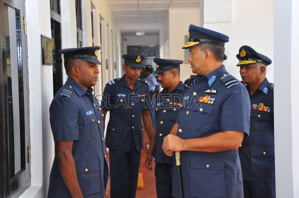 Annual Commander's Inspection at Sri Lanka Air Force Base Vavuniya