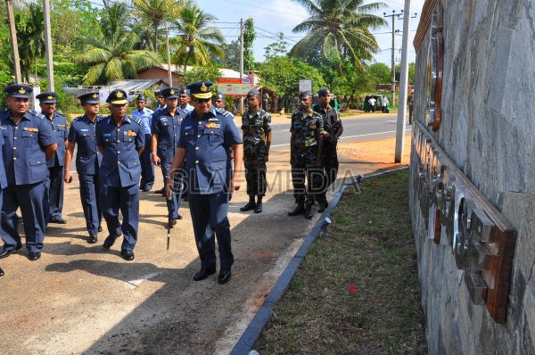 Annual Commander's Inspection at Sri Lanka Air Force Base Vavuniya