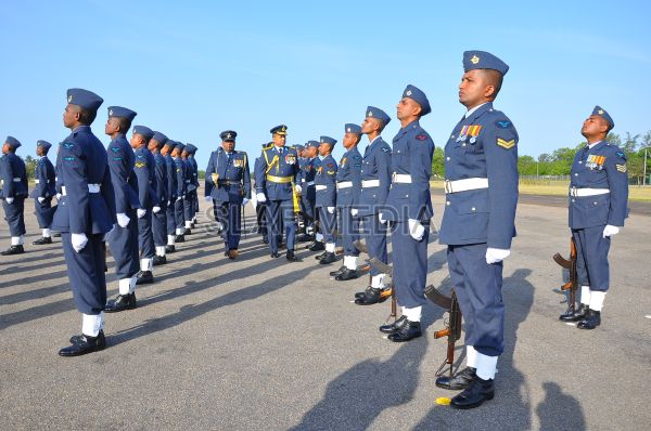 Annual Commander's Inspection at Sri Lanka Air Force Base Vavuniya