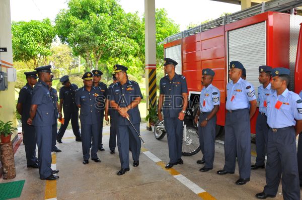 Annual Commander's Inspection at Sri Lanka Air Force Base Vavuniya