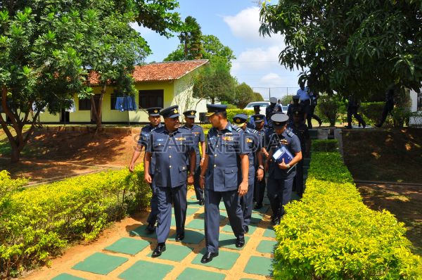 Annual Commander's Inspection at Sri Lanka Air Force Base Vavuniya