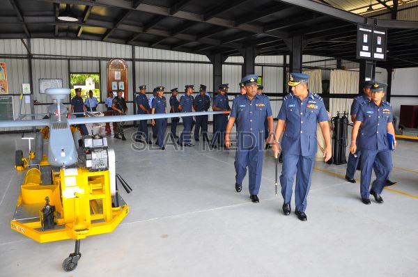 Annual Commander's Inspection at Sri Lanka Air Force Base Vavuniya