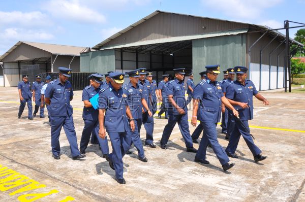 Annual Commander's Inspection at Sri Lanka Air Force Base Vavuniya