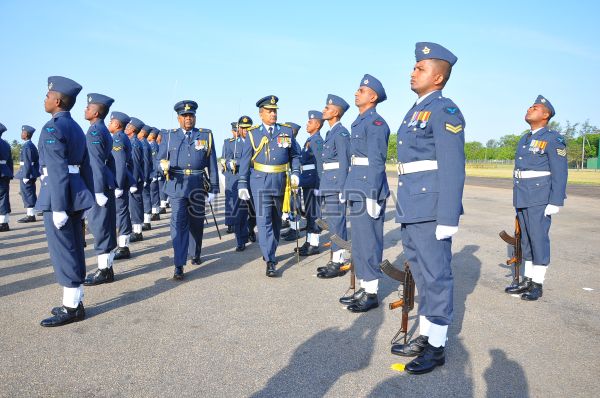 Annual Commander's Inspection at Sri Lanka Air Force Base Vavuniya