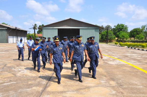 Annual Commander's Inspection at Sri Lanka Air Force Base Vavuniya