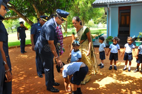 Annual Commander's Inspection at Sri Lanka Air Force Base Vavuniya