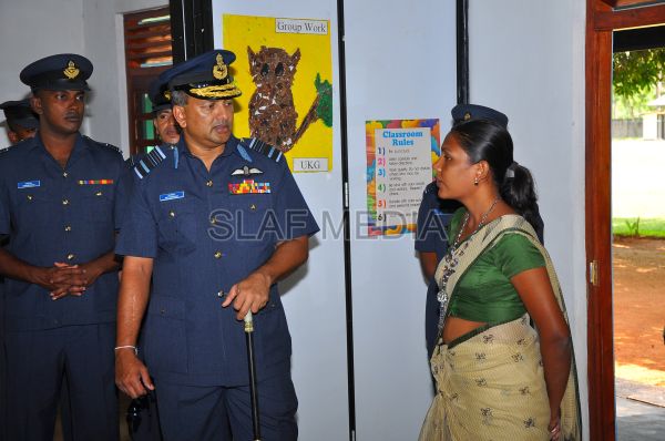 Annual Commander's Inspection at Sri Lanka Air Force Base Vavuniya