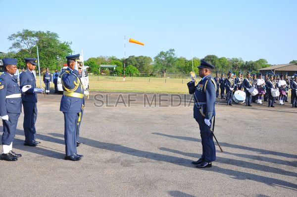 Annual Commander's Inspection at Sri Lanka Air Force Base Vavuniya