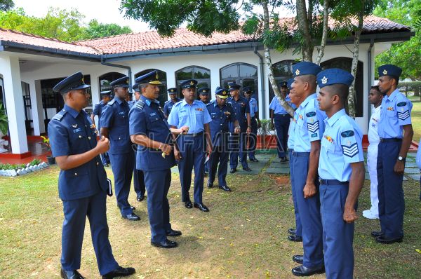 Annual Commander's Inspection at Sri Lanka Air Force Base Vavuniya