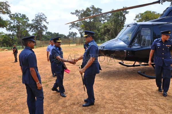Annual Commander's Inspection at Sri Lanka Air Force Base Vavuniya