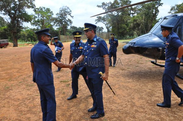 Annual Commander's Inspection at Sri Lanka Air Force Base Vavuniya