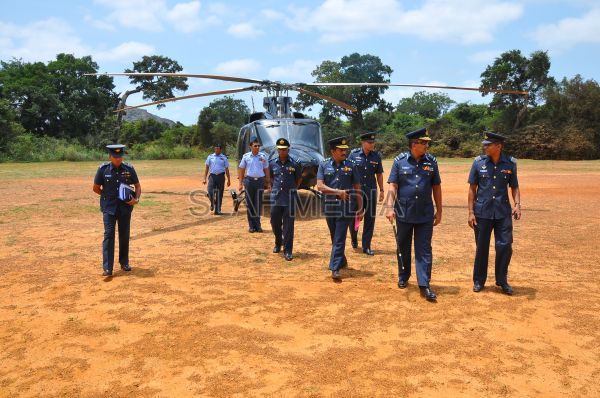 Annual Commander's Inspection at Sri Lanka Air Force Base Vavuniya