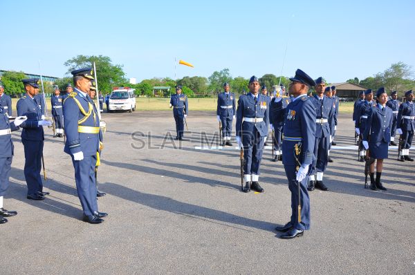 Annual Commander's Inspection at Sri Lanka Air Force Base Vavuniya