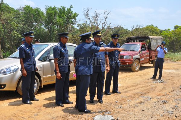Annual Commander's Inspection at Sri Lanka Air Force Base Vavuniya