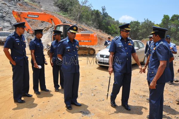 Annual Commander's Inspection at Sri Lanka Air Force Base Vavuniya