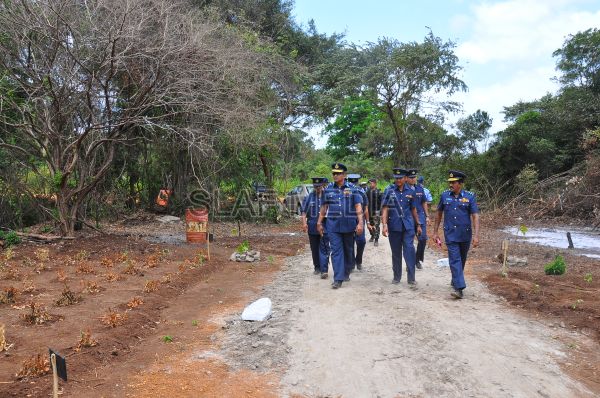 Annual Commander's Inspection at Sri Lanka Air Force Base Vavuniya