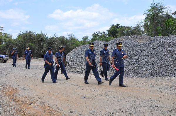 Annual Commander's Inspection at Sri Lanka Air Force Base Vavuniya
