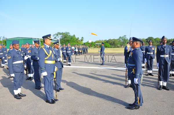Annual Commander's Inspection at Sri Lanka Air Force Base Vavuniya