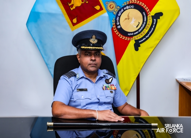 CHANGE OF COMMAND AT AIRCRAFT OVERHAUL WING SLAF BASE KATUNAYAKE