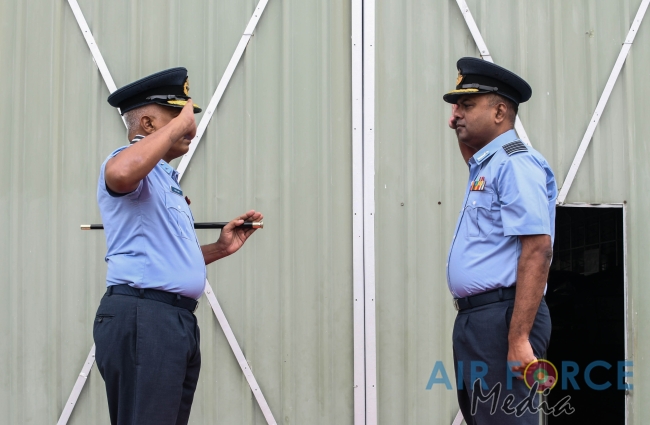 CHANGE OF COMMAND AT AIRCRAFT OVERHAUL WING