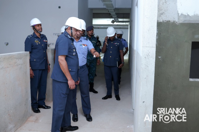 AIR FORCE COMMANDER CONDUCTS SPECIAL INSPECTION OF CHILDREN’S WARD CONSTRUCTION AT APEKSHA HOSPITAL