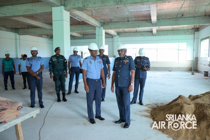 AIR FORCE COMMANDER CONDUCTS SPECIAL INSPECTION OF CHILDREN’S WARD CONSTRUCTION AT APEKSHA HOSPITAL
