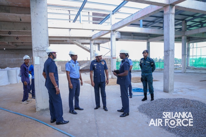 AIR FORCE COMMANDER CONDUCTS SPECIAL INSPECTION OF CHILDREN’S WARD CONSTRUCTION AT APEKSHA HOSPITAL