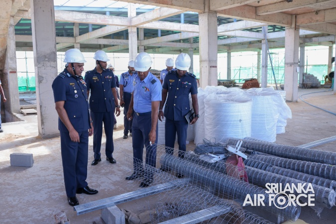 AIR FORCE COMMANDER CONDUCTS SPECIAL INSPECTION OF CHILDREN’S WARD CONSTRUCTION AT APEKSHA HOSPITAL