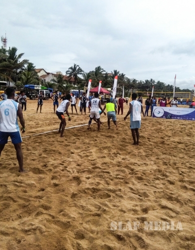 SLAF Handball Teams Won the 'Aqua Vida' Beach Sports Festival 2015
