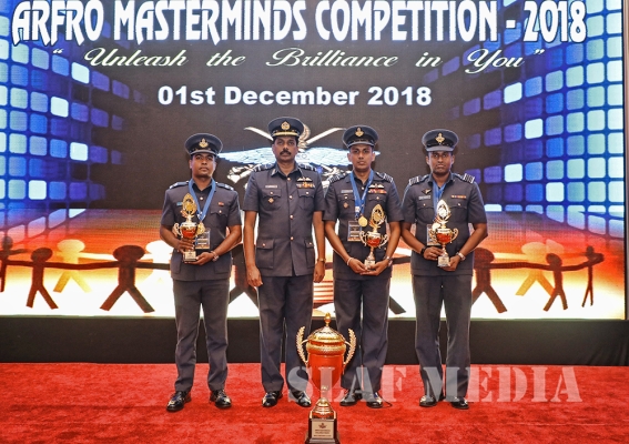 SLAF Ratmalana Quiz Team Wins the ARFRO Masterminds Competition 2018