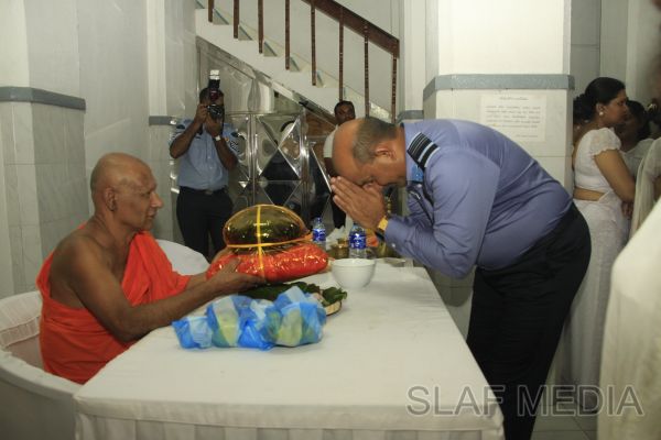 Religious Ceremony at
the Temple of Sacred Tooth